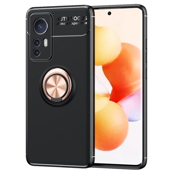Ringo Etui Xiaomi 12 / 12x - Svart / Rose Gull