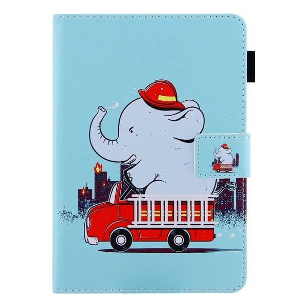 Amazon Kindle Paperwhite 5 (2021) kjølig mønsterutskrift PU skinnveske - Elefant