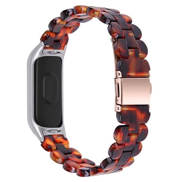 Xiaomi Mi Smart Band 6 / Band 5 kul harpiks klokkerem - Tortoiseshell Color