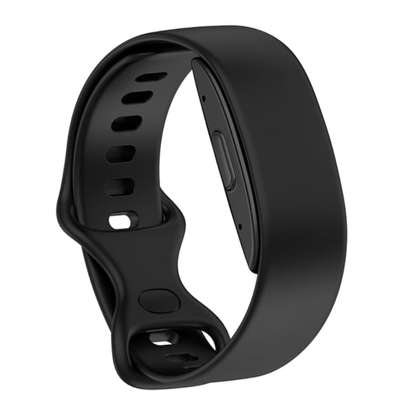 Amazon Halo Band silikonklokkerem med sommerfuglspenne - Svart