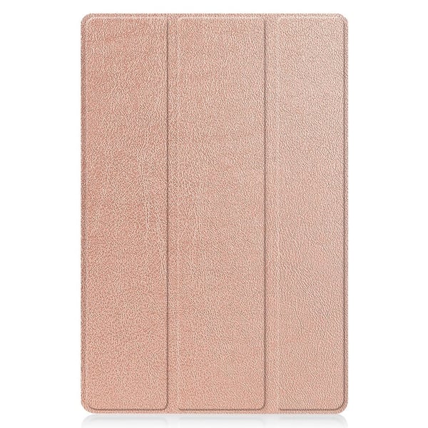Huawei MatePad 11 (2021) trefoldig flip-etui i PU-lær - Rose Gull