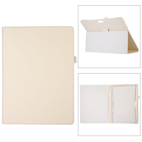 Microsoft Surface Pro 8 (8PX-00020) litchi-tekstur PU skinnveske - Hvit