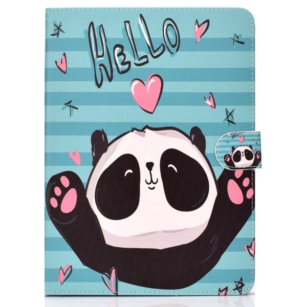 Tablet-etui i læder med mønster iPad 10.2 (2021)/(2020)/(2019) / iPad Pro 10,5-tommer (2017) / iPad Air 10,5-tommer (2019) - Panda