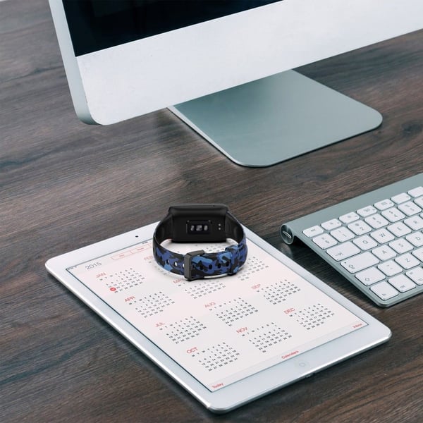Xiaomi Mi Band 7 Pro urrem i silikone med cool mønster - Vågen Løve