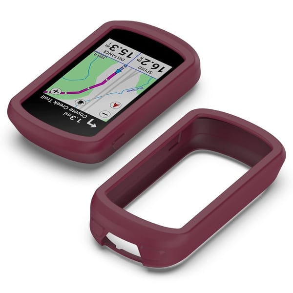 Garmin Edge Explore 2 silikonöverdrag - Vinröd Garmin Edge Explore 2 silikonöverdrag - Vinröd