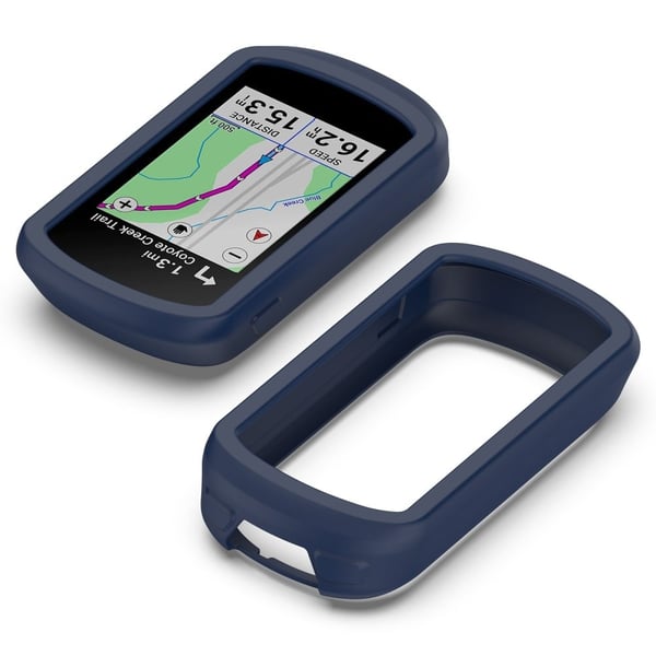 Garmin Edge Explore 2 silikoneovertræk - Midnatsblå