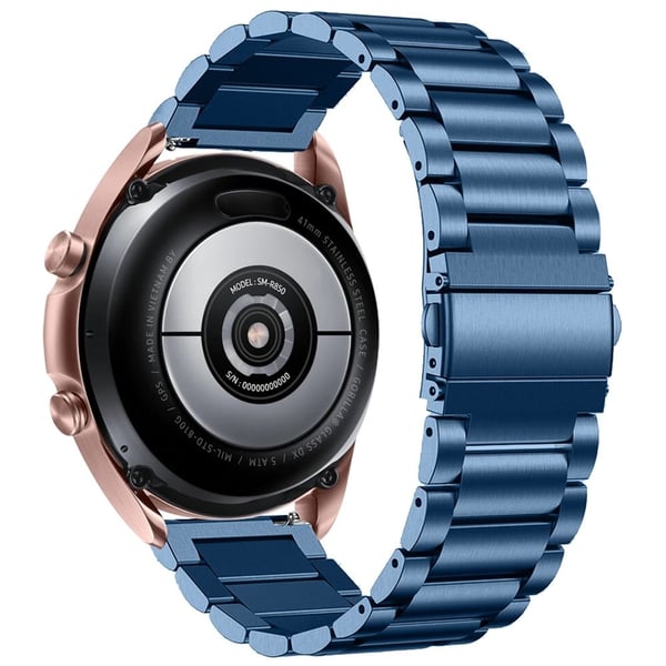 Urrem i rustfritt stål til Garmin Vivomove Luxe - Blå