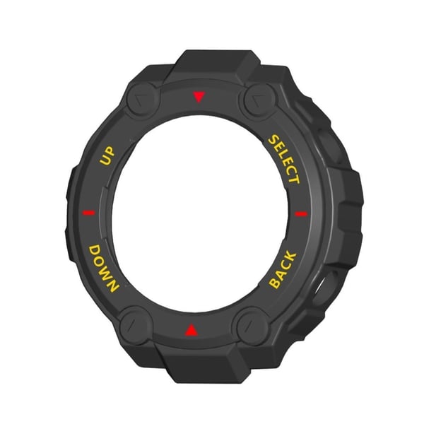 Amazfit T-Rex Pro TPU-ramme - Gul / Rød