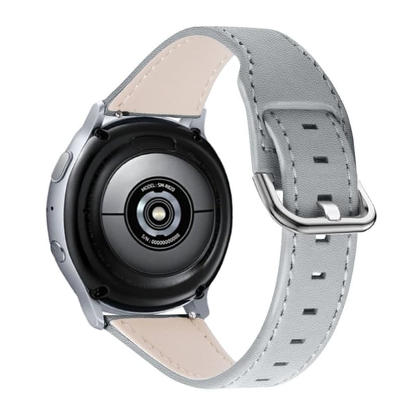 Amazfit Stratos 2 / 2s / Stratos klokkerem i okseskinn - Grå