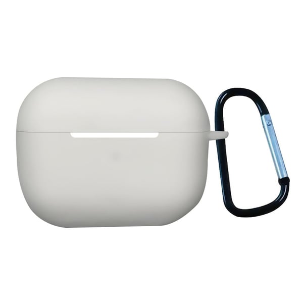 AirPods Pro 2 silikonikotelo soljella - Valkoinen