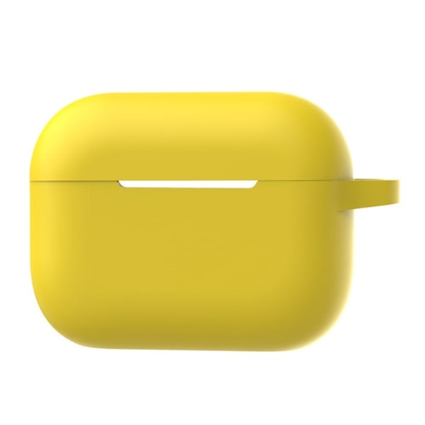AirPods Pro 2 silikonikotelo rengassoljella - Keltainen AirPods Pro 2 silikonikotelo rengassoljella - Keltainen
