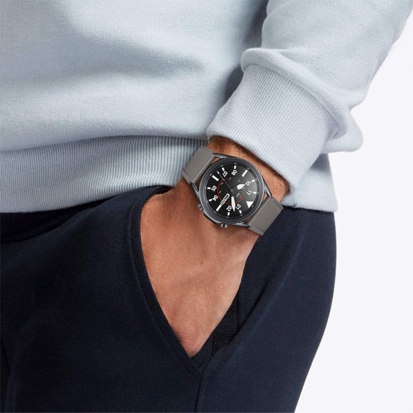 Huawei Watch GT 2e / GT 2 46 mm klokkerem i strukturert okseskinn - Svart