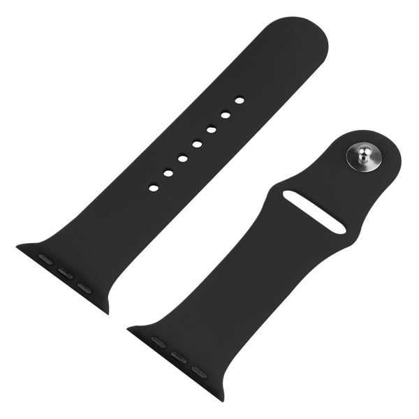 Apple Watch SE 2022 (44 mm) deksel og silikondeksel med herdet glass - Svartgrønn / Gull