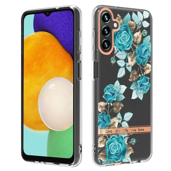 Supertunt och tåligt mjukfodral för Samsung Galaxy A13 5G - Blå Ros