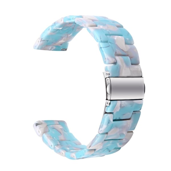 20 mm Huawei Watch Watch 2 / GT 2 42 mm resin-urrem med spænde i rustfrit stål - Himmelblå