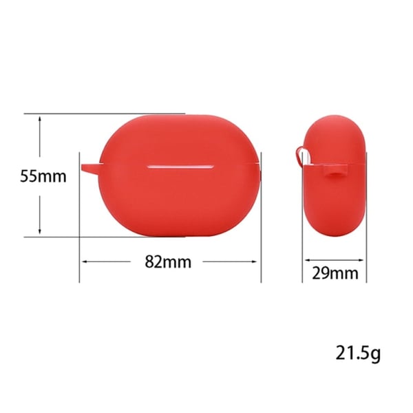 Huawei FreeBuds Pro 2 silikonfodral med spänne - Gul