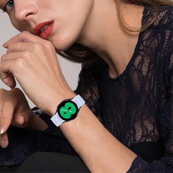 20 mm Huawei Watch Watch 2 / GT 2 42 mm resin-urrem med spænde i rustfrit stål - Babyblå