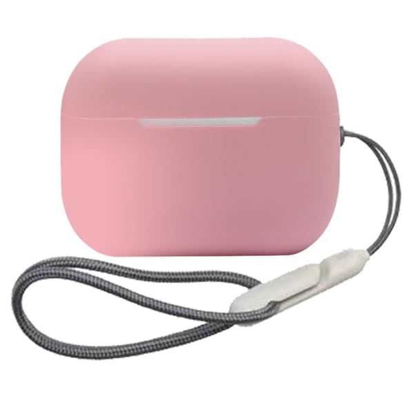 AirPods Pro 2 silikonikotelo, jossa on kaulanauha - Pinkki AirPods Pro 2 silikonikotelo, jossa on kaulanauha - Pinkki
