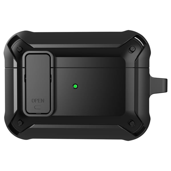 AirPods Pro TPU-fodral med design för snäpplock - Svart