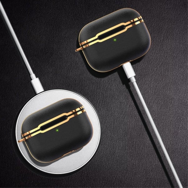 AirPods Pro 2 elektropläteringsfodral med spänne - Röd