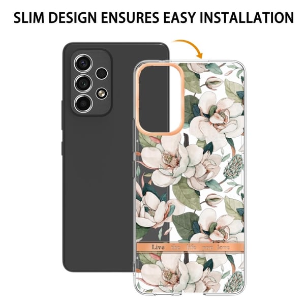 Supertyndt og slidstærkt softcover til Samsung Galaxy A53 5G - Grøn Gardenia