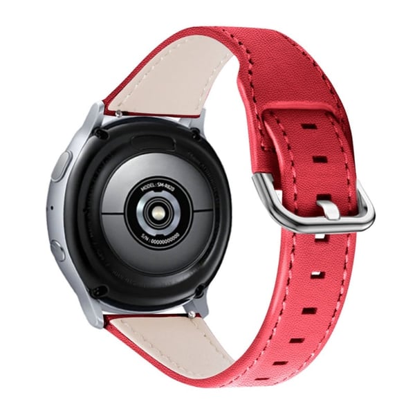 Honor MagicWatch 2 46 mm klokkerem i okseskinn - Rød