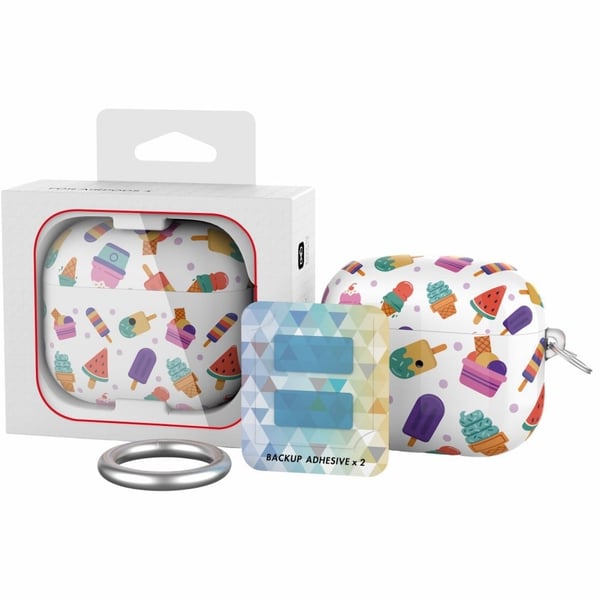 AirPods Pro viileä kuvio kotelo solki - Orkidea