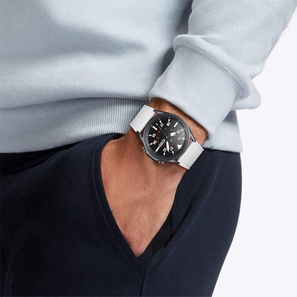 Honor MagicWatch 2 46 mm klokkerem i strukturert okseskinn - Blå