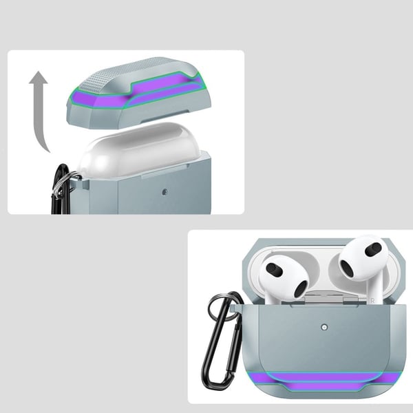AirPods Pro 2 beskyttelsesveske med spenne - Rose Gull