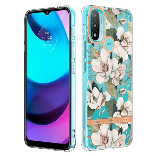 Supertynt og slitesterkt softcover for Motorola Moto E30 / E20 / E40 - Grønn Gardenia
