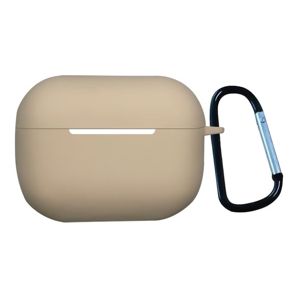 AirPods Pro 2 silikonikotelo soljella - Maitotee Väri AirPods Pro 2 silikonikotelo soljella - Maitotee Väri