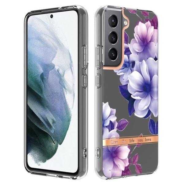 Supertynt og slitesterkt softcover for Samsung Galaxy S22 Plus - Lilla Begonia