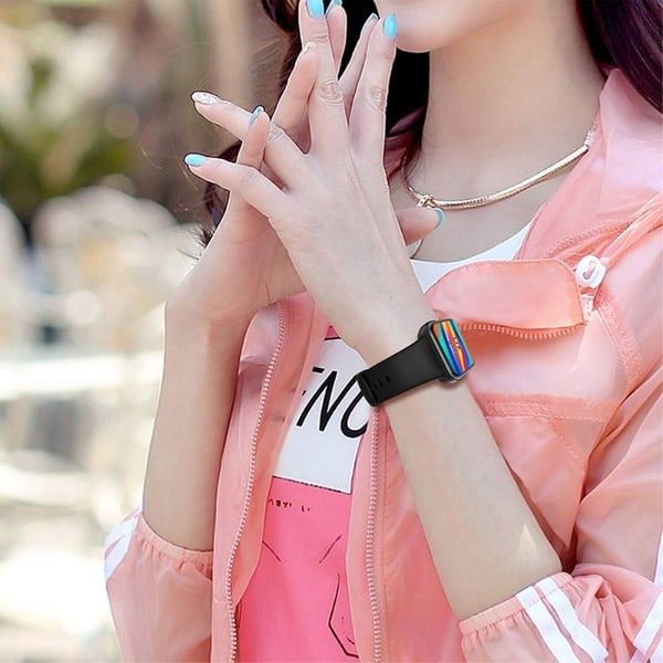 Oppo Watch 3 silikonikellon hihna - Musta
