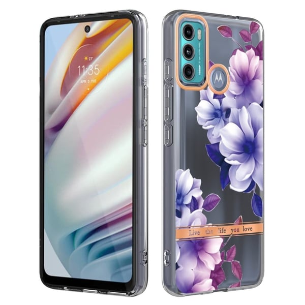 Supertynt og slitesterkt softcover for Motorola Moto G40 Fusion / Moto G60 - Lilla Begonia