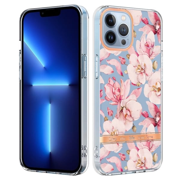 Supertynt og slitesterkt softcover for iPhone 13 Pro - Rosa Gardenia