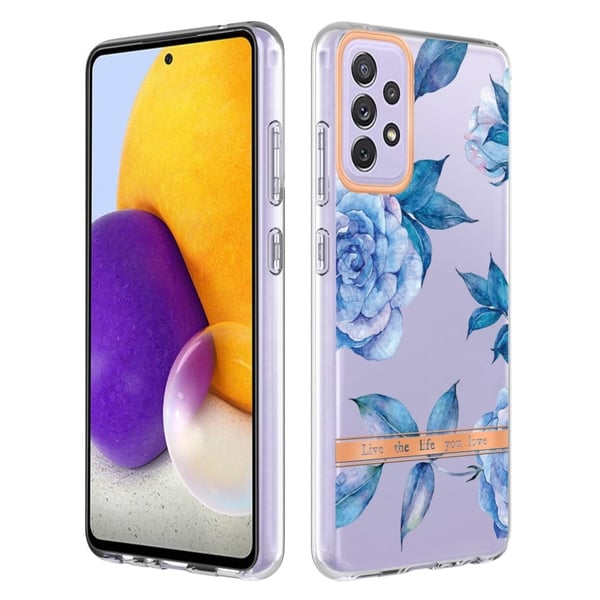 Supertynt og slitesterkt softcover for Samsung Galaxy A72 5G - Blå Pion