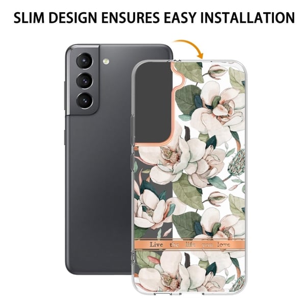 Supertynt og slitesterkt softcover for Samsung Galaxy S22 Plus - Grønn Gardenia