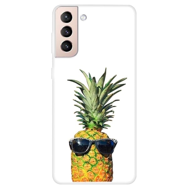 Deco Samsung Galaxy S22 skal - Glas Med Ananas Deco Samsung Galaxy S22 skal - Glas Med Ananas