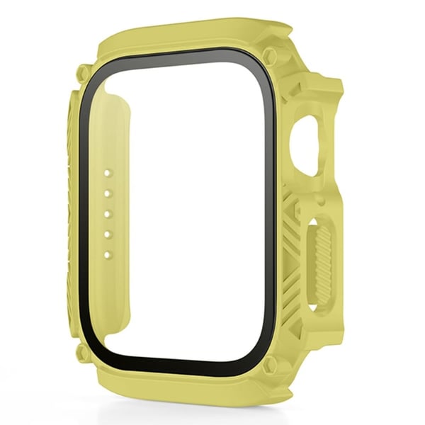Apple Watch Series 8 (41 mm) beskyttelsesdeksel med herdet glass - Gul Apple Watch Series 8 (41 mm) beskyttelsesdeksel med herdet glass - Gul