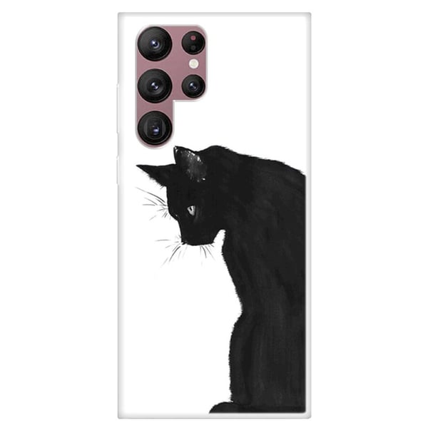Deco Samsung Galaxy S22 Ultra skal - Katt Deco Samsung Galaxy S22 Ultra skal - Katt