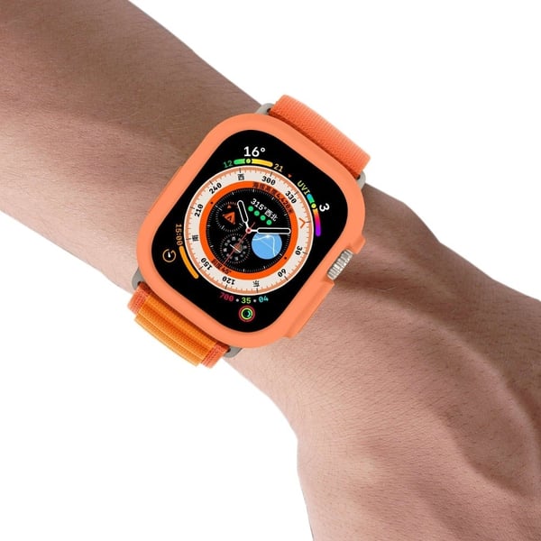 Apple Watch Ultra-överdrag i godisfärg - Orange