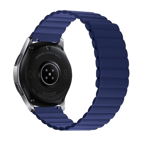 22 mm universal urrem i silikone - Blå Størrelse: S 22 mm universal urrem i silikone - Blå Størrelse: S