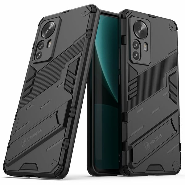 Støtsikkert hybriddeksel for Xiaomi 12 Pro - Svart