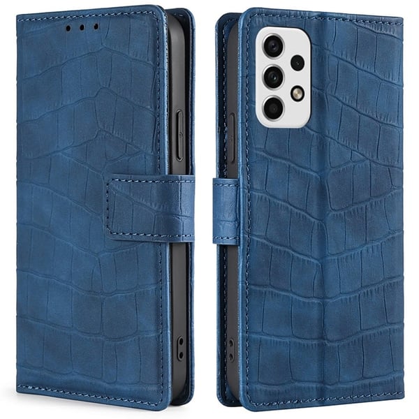 Croco Samsung Galaxy A23 cover - Blå