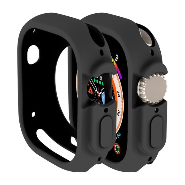 Apple Watch Ultra cover i slikfarve - Sort
