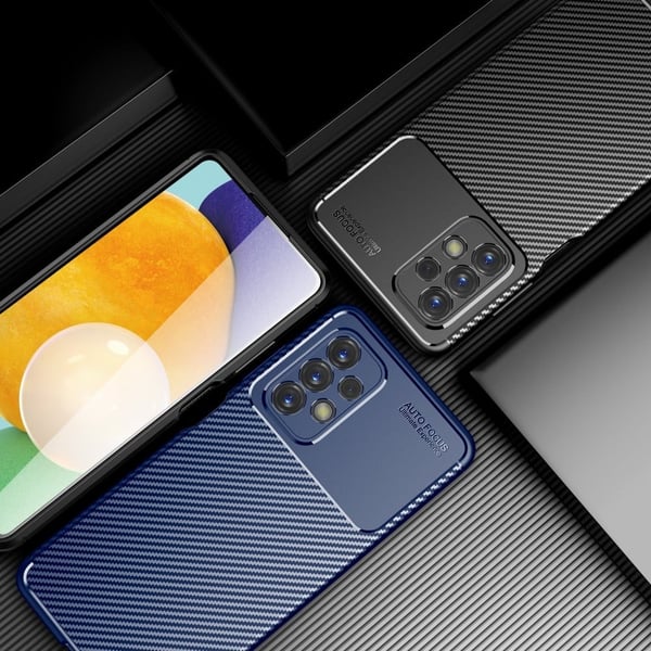 Carbon Shield Samsung Galaxy A23 deksel - Blå