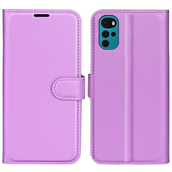 Classic Motorola Moto G22 flip etui - Lilla
