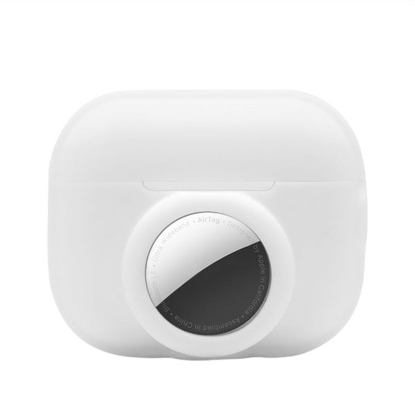AirPods Pro 2 / AirTags silikonetui - Hvit