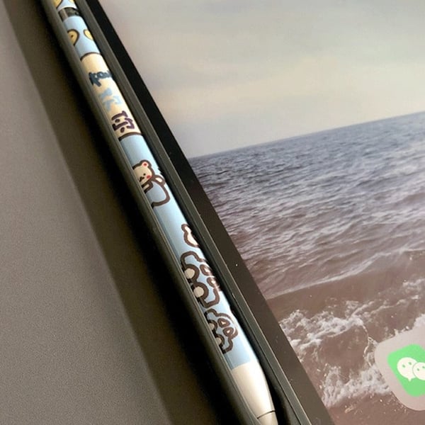 Apple Pencil 2 kult klistremerke - Blå Med Søte Bjørner