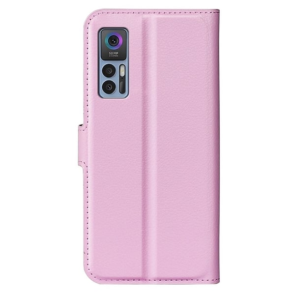 Klassisk TCL 30 5G flip etui - Pink